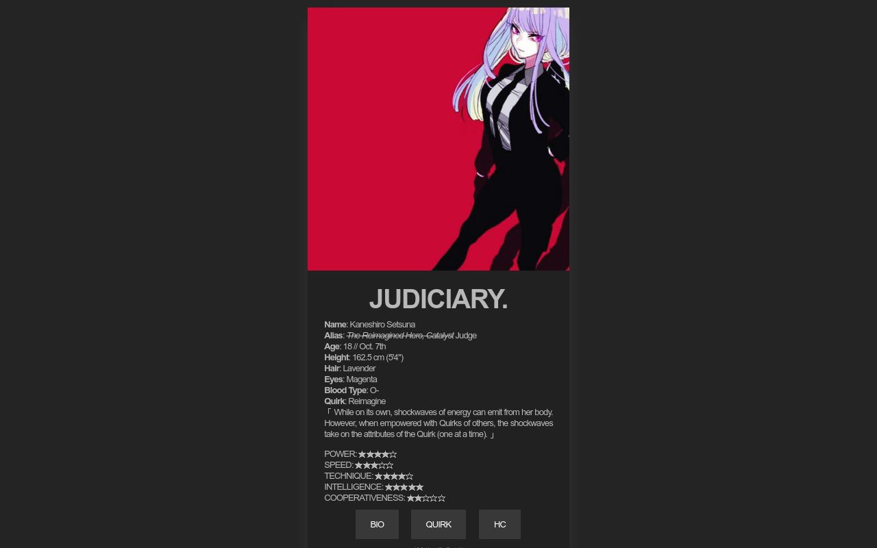 Carrd profile picture for @judiciary